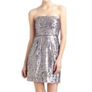BCBGMaxAzria NEW Lilac Mist Sequin Formal Dress – Size 6 – Y2K Glam